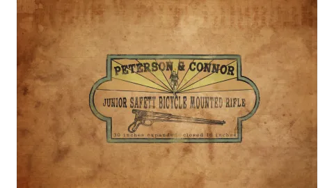 Junior Safety Bicycle Mounted Rifle