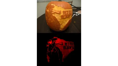 Red Dead Pumpkin by ceemdee