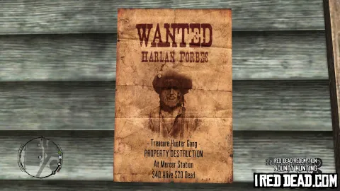 Red Dead Redemption Bounty Hunting Mercer Station