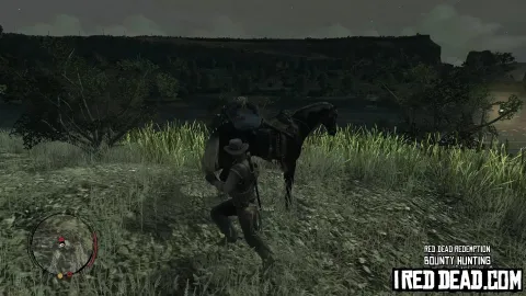 Red Dead Redemption Bounty Hunting Put On Horse