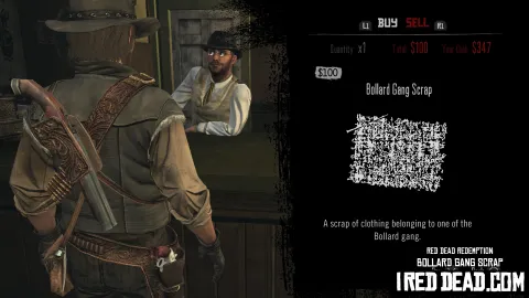 Red Dead Redemption Shop Item Bollard Gang Scrap