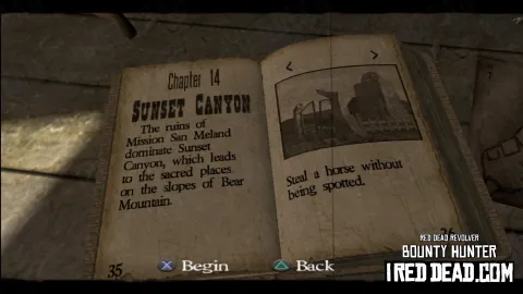 Red Dead Revolver Bounty Hunter Chapter 14 Sunset Canyon