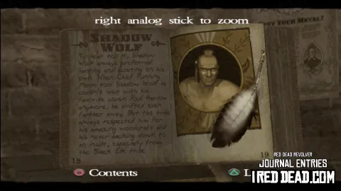 Red Dead Revolver Journal Entry 10 - Shadow Wolf