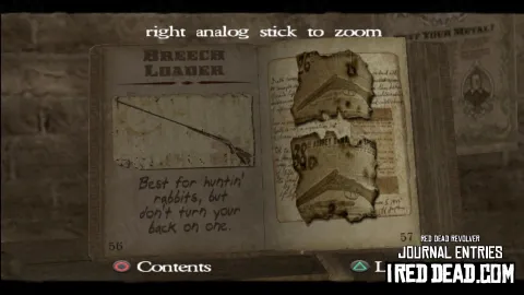 Red Dead Revolver Journal Entry 29 - Breech Loader