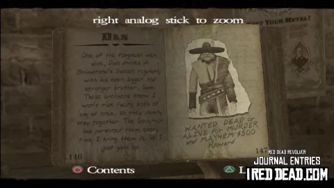 Red Dead Revolver Journal Entry 74 - Dan