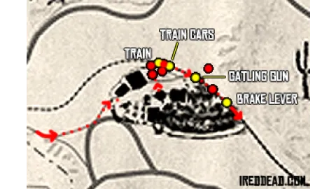 The Great Mexican Train Robbery Map