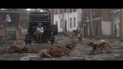 Vultures getting vitamin Coyote