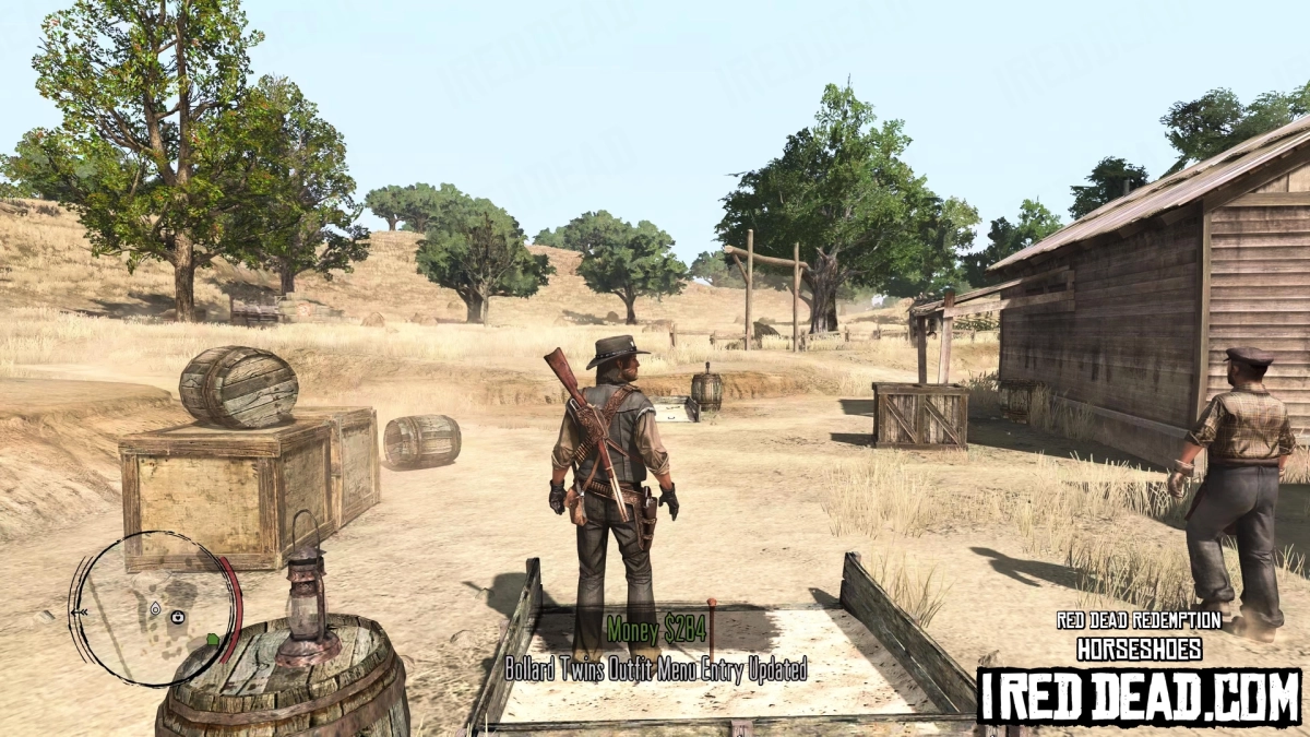 Red Dead Redemption Bollard Twins Outfit Horseshoes