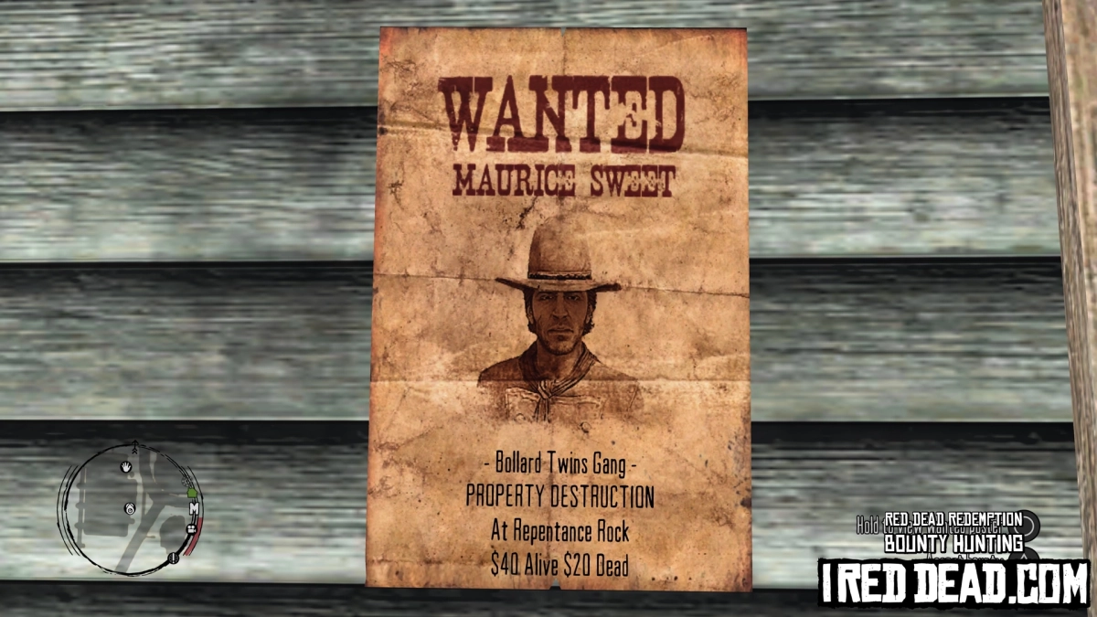 Red Dead Redemption Bounty Hunting Repentance Rock