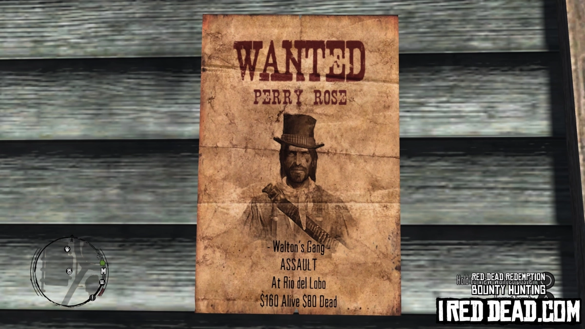 Red Dead Redemption Bounty Hunting Rio Del Lobo