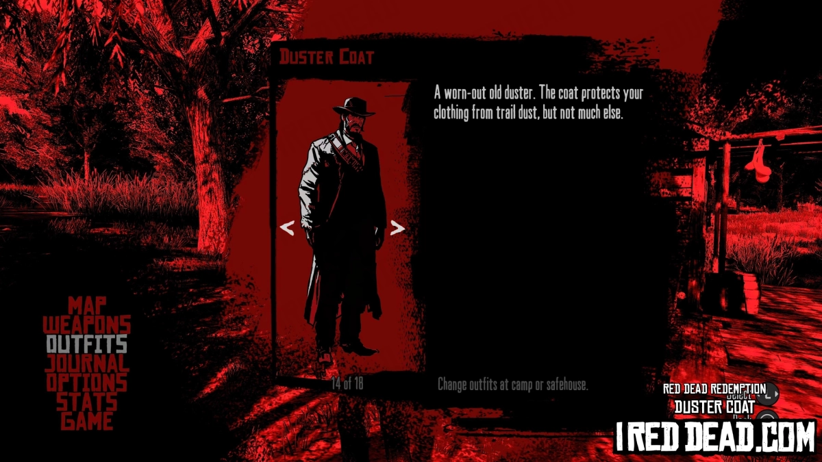 Red Dead Redemption Duster Coat Criteria Completed