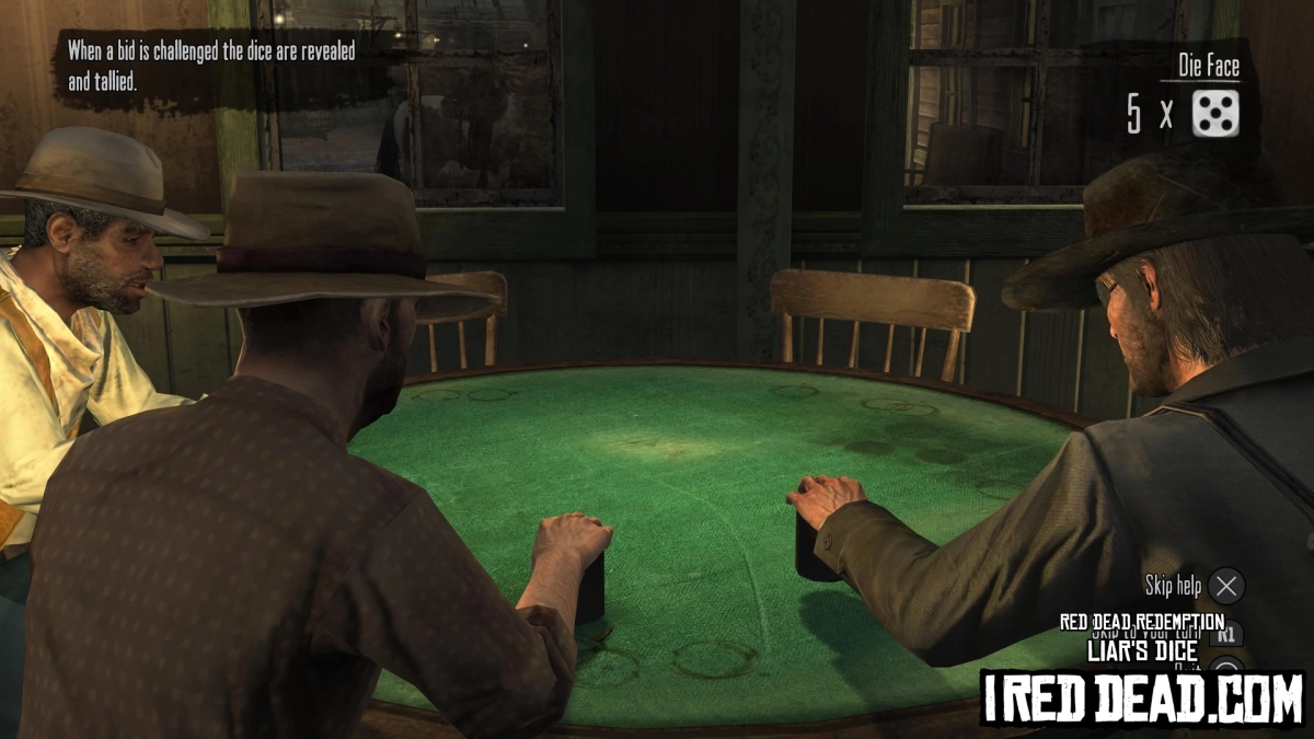 Red Dead Redemption Liars Dice 10