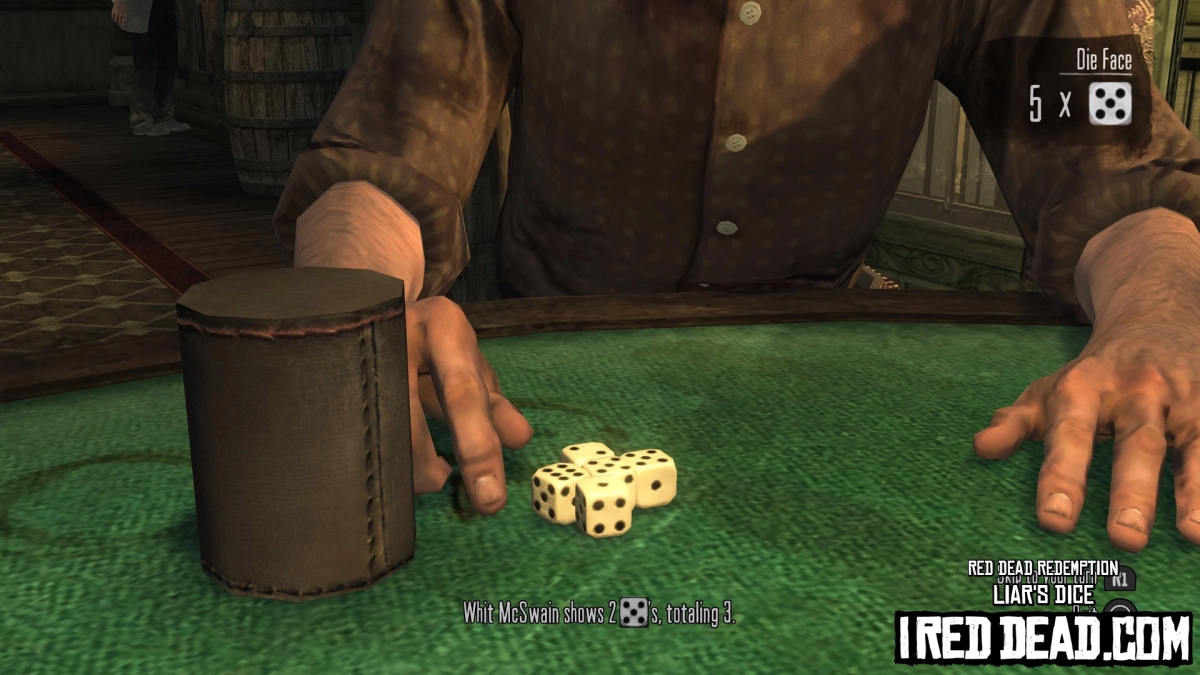 Red Dead Redemption Liars Dice 13