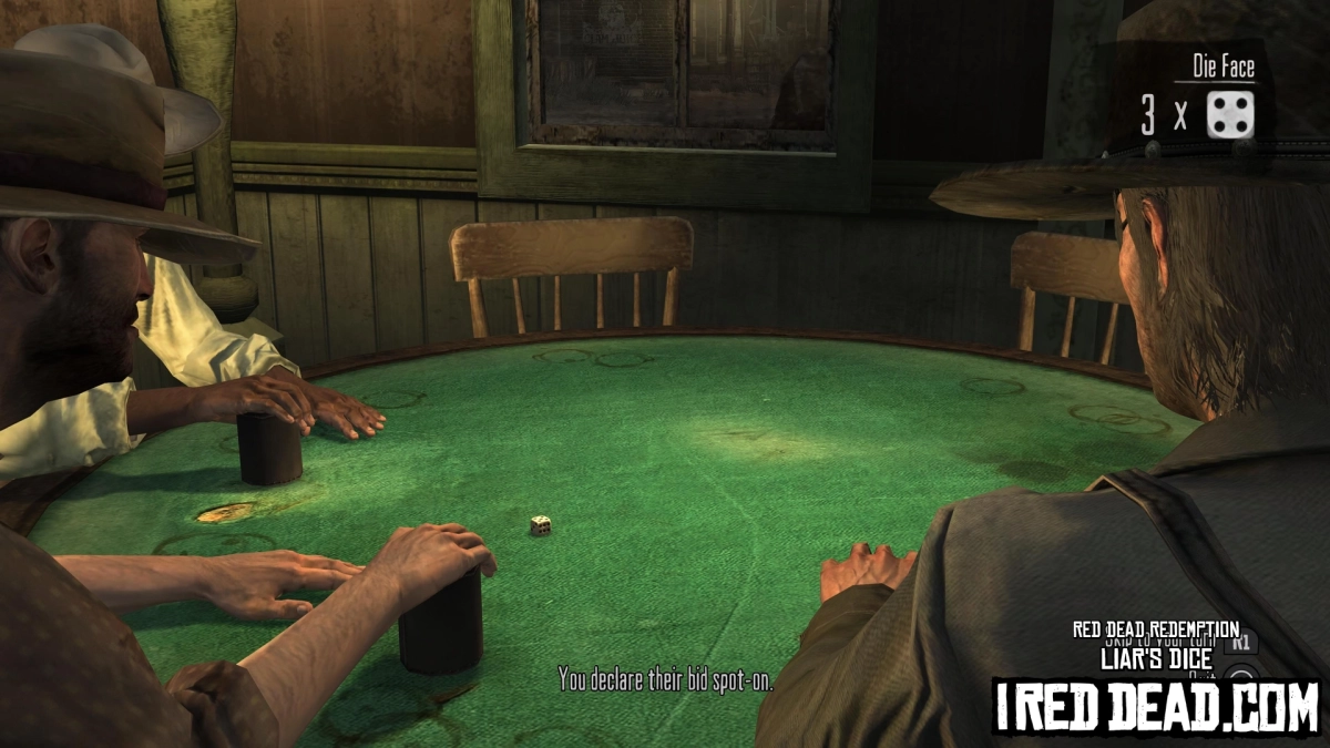 Red Dead Redemption Liars Dice 17