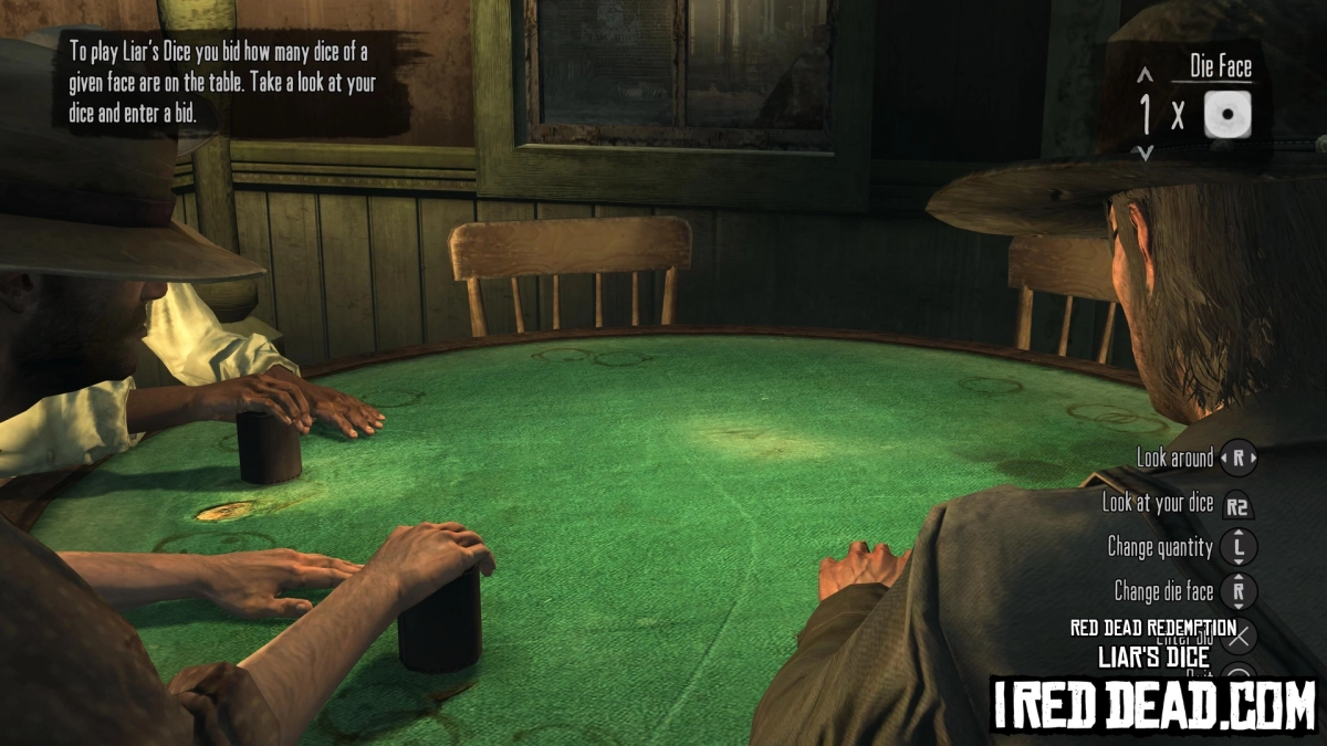 Red Dead Redemption Liars Dice 5