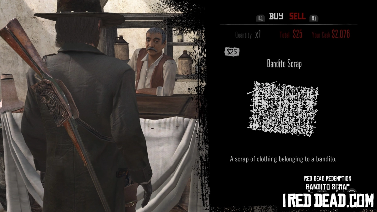 Red Dead Redemption Shop Item Bandito Scrap