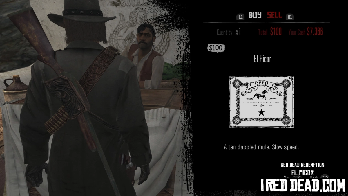 Red Dead Redemption Shop Item El Picor