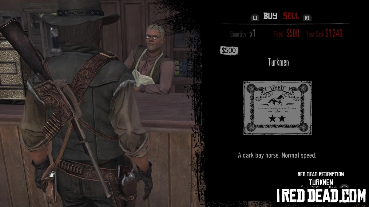 Red Dead Redemption Shop Item Turkmen