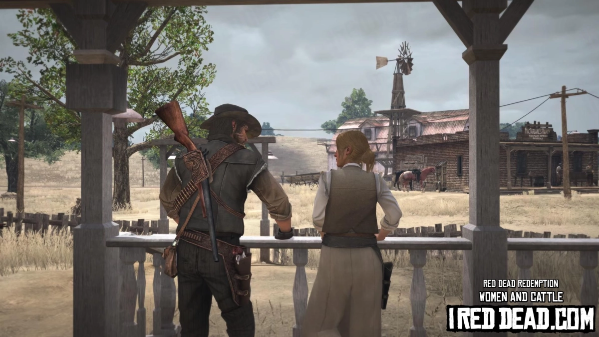 Red Dead Redemption Women And Cattle 5