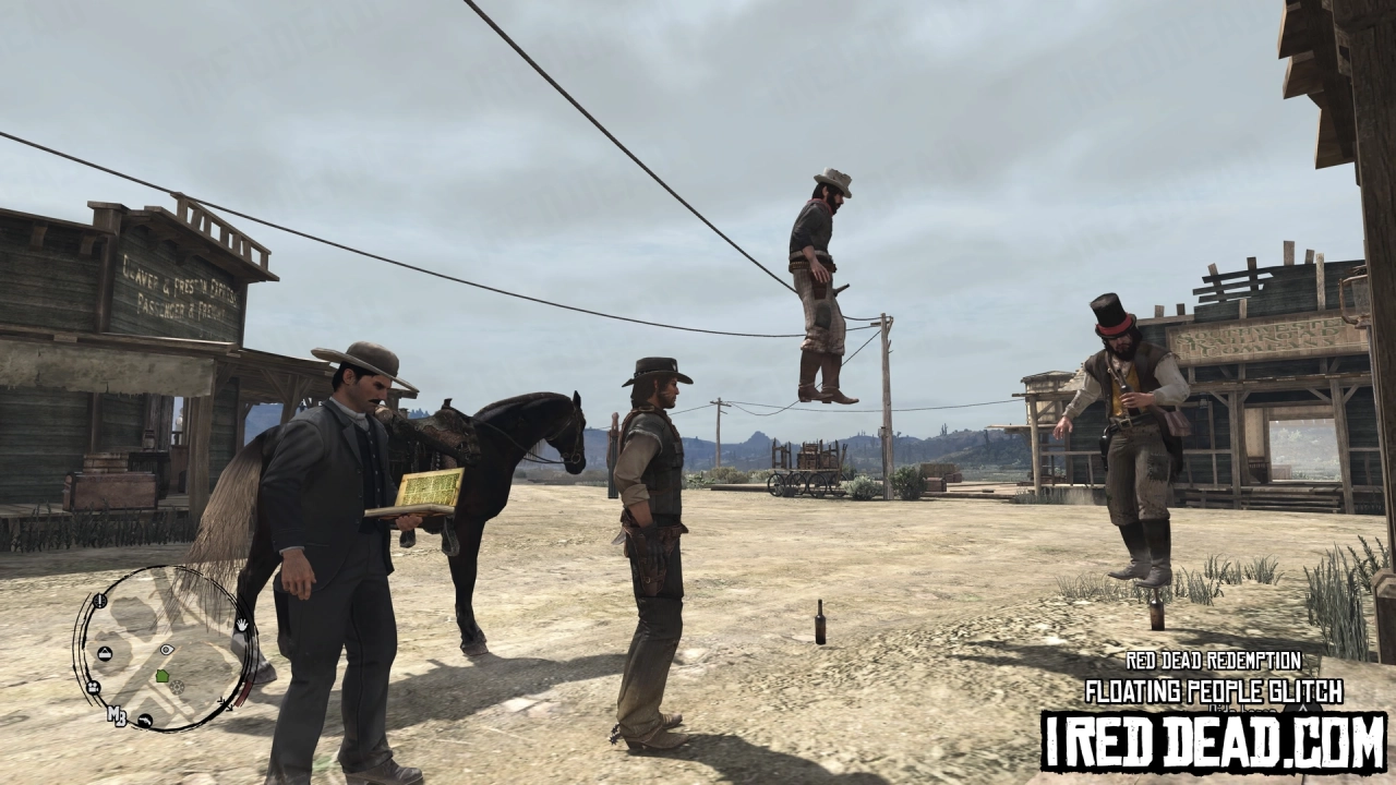 Red Dead Redemption Floating People Glitch