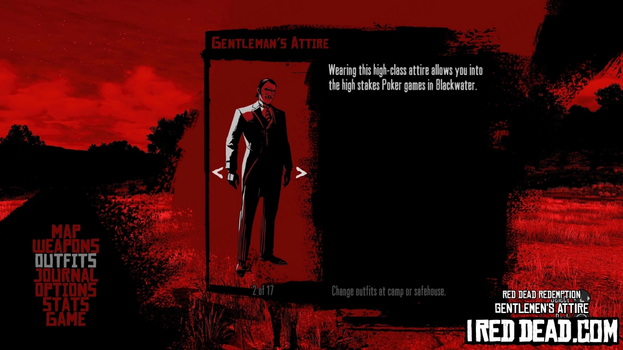 Red Dead Redemption Gentlemans Attire Criteria
