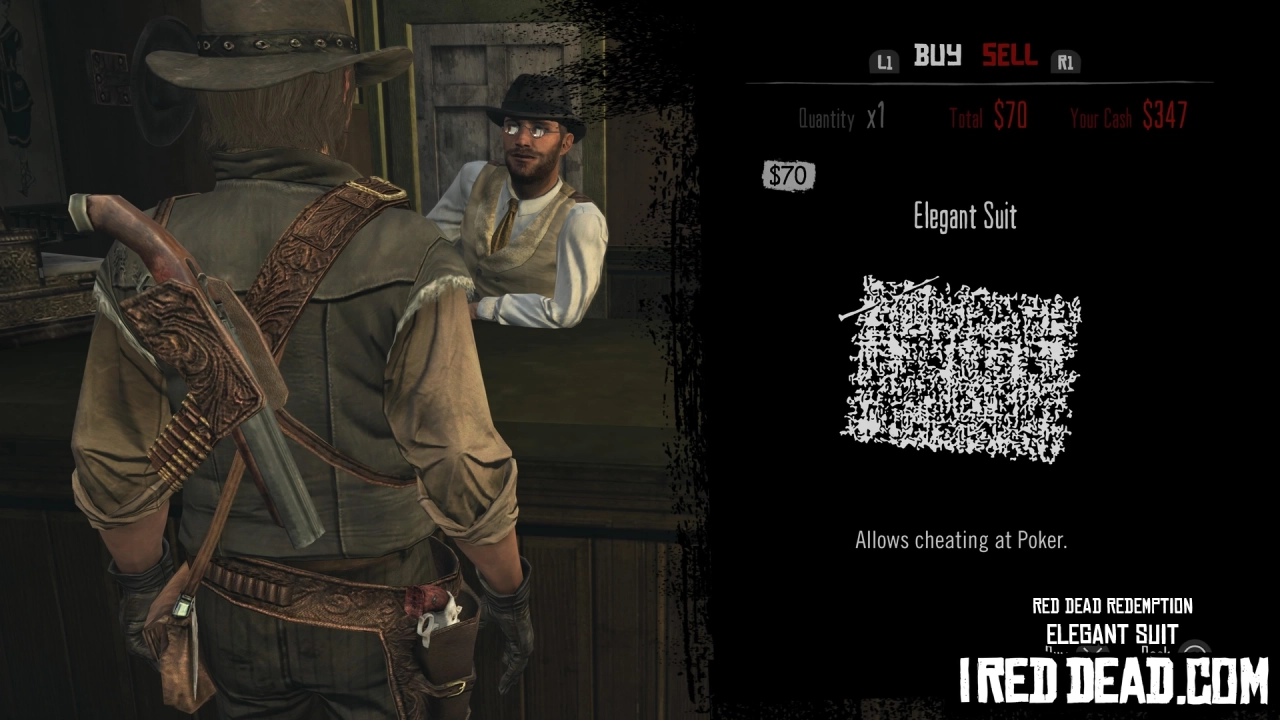 Red Dead Redemption Shop Item Elegant Suit