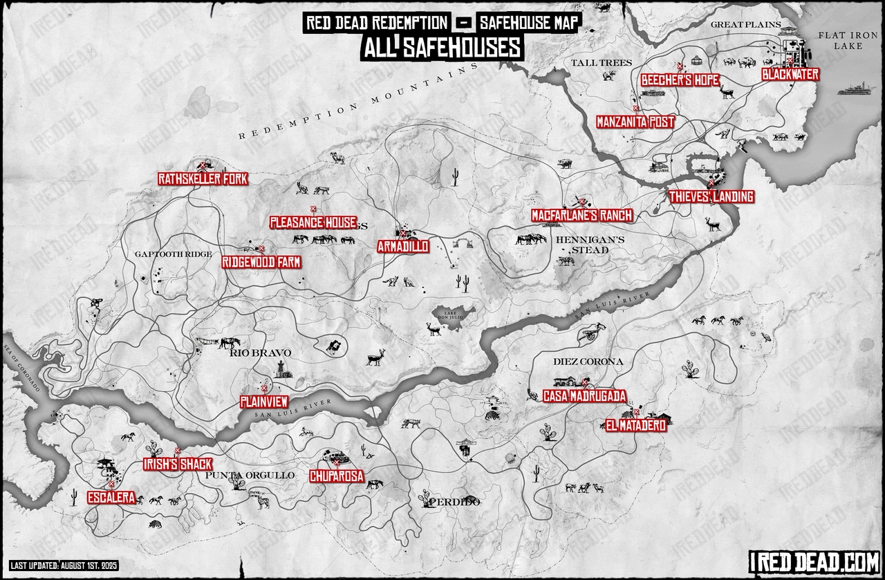 All Safehouses